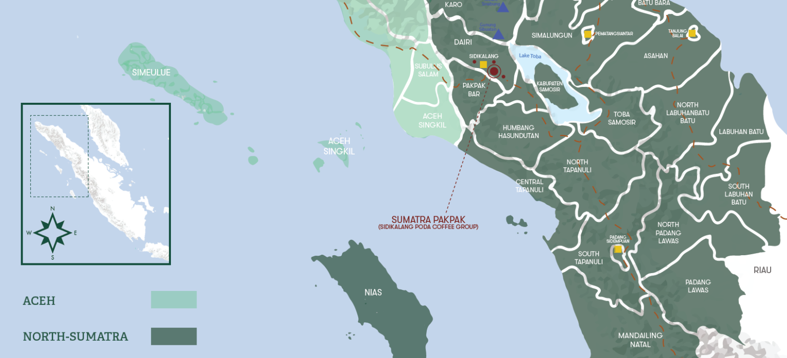 Coffee Regions of Sumatra